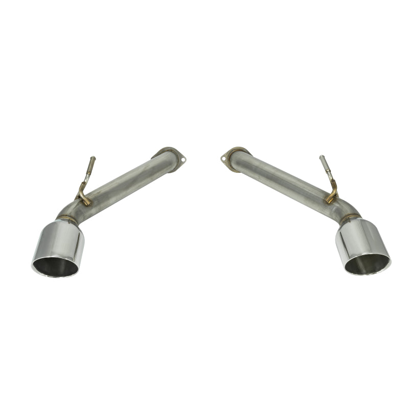 Remark 2017+ Infiniti Q60 Axle Back Exhaust w/Stainless Steel Double Wall Tip - Racecraft Industries