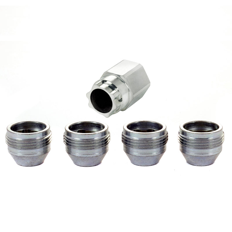 McGard Wheel Lock Nut Set - 4pk. (Under Hub Cap / Cone Seat) M14X1.5 / 22mm Hex / .893in. Length - Racecraft Industries