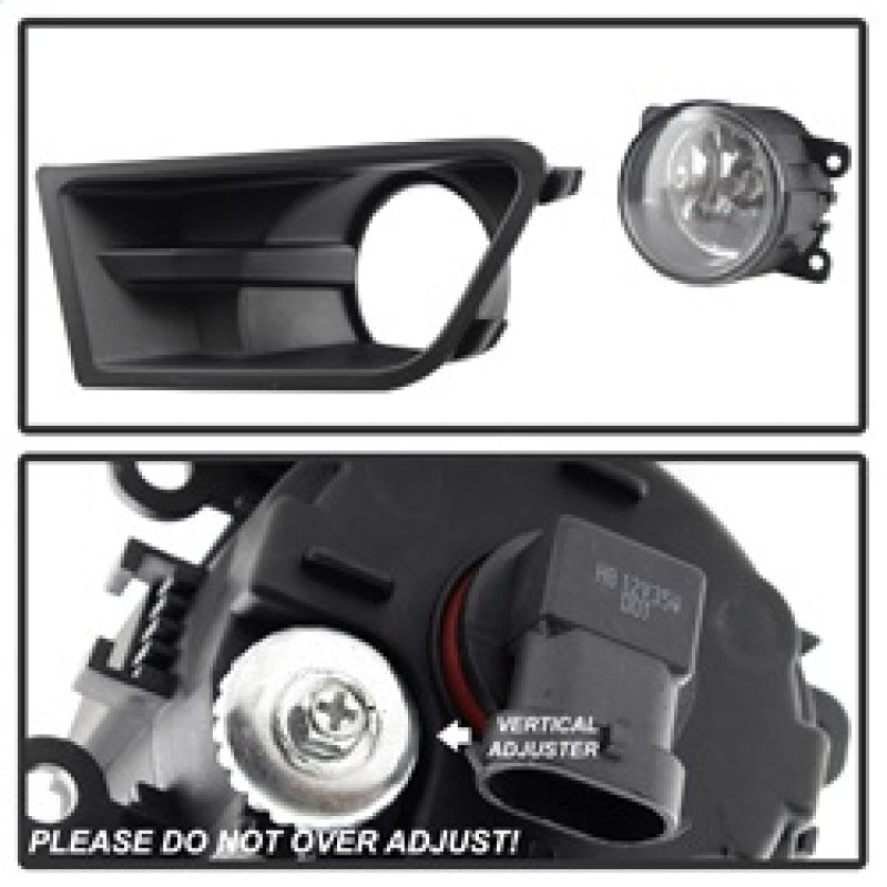 Spyder Ford Mustang 10-12 OEM Fog Light W/Universal Switch- Clear FL-FM2015-C - Racecraft Industries