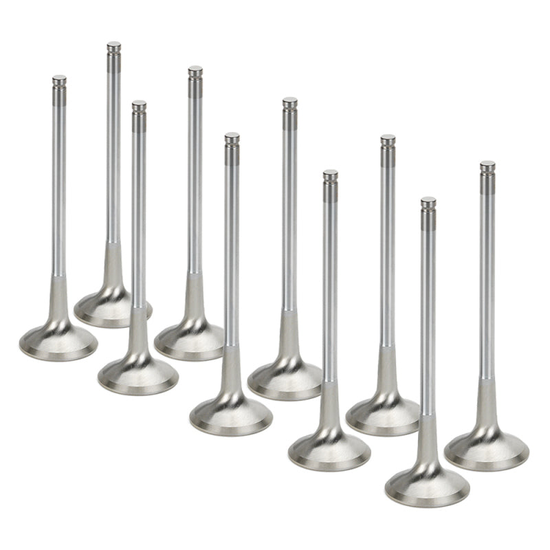 Supertech VW 1.8L/2.0L 16V 28.x6.96x98.20mm Flat Inconel Exhaust Valve - Set of 10 - Racecraft Industries