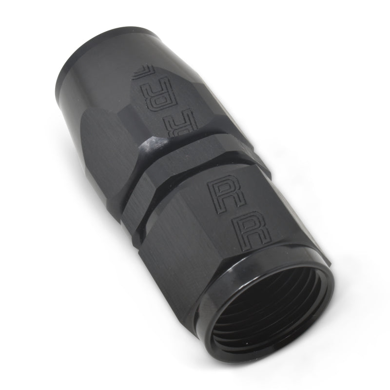 Russell Performance -10 AN Black Straight Full Flow Hose End - Racecraft Industries