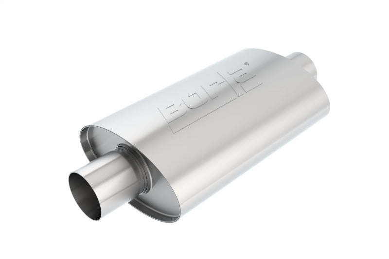 Borla XR-1 Racing Sportsman 2 1/2 inch Outlet / 2 1/2 inch Inlet 12in Case Oval Muffler - Racecraft Industries