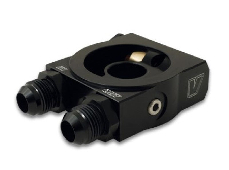 Vibrant Thermostatic Oil Cooler Sandwich Adapter w/Thermostat - Racecraft Industries