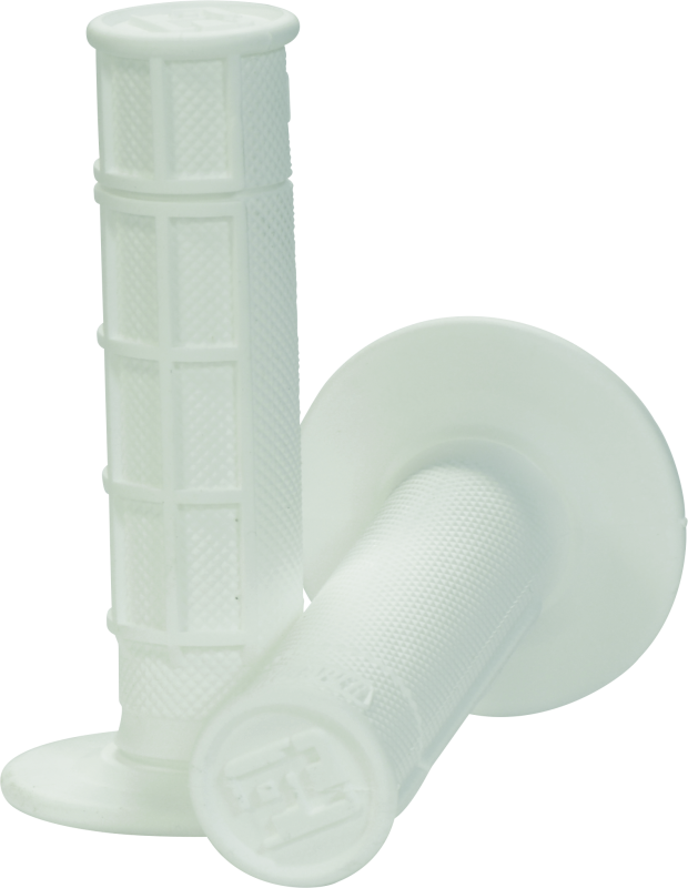 ProTaper Race Cut 1/2 Waffle Grips - White - Racecraft Industries