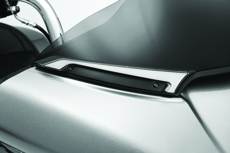 Kuryakyn Tracer Windshield Trim Lights Black - Racecraft Industries