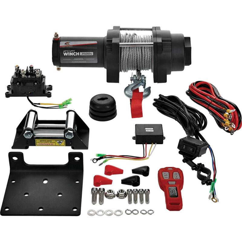 All Balls Racing 3500lb Winch - Cable - Racecraft Industries