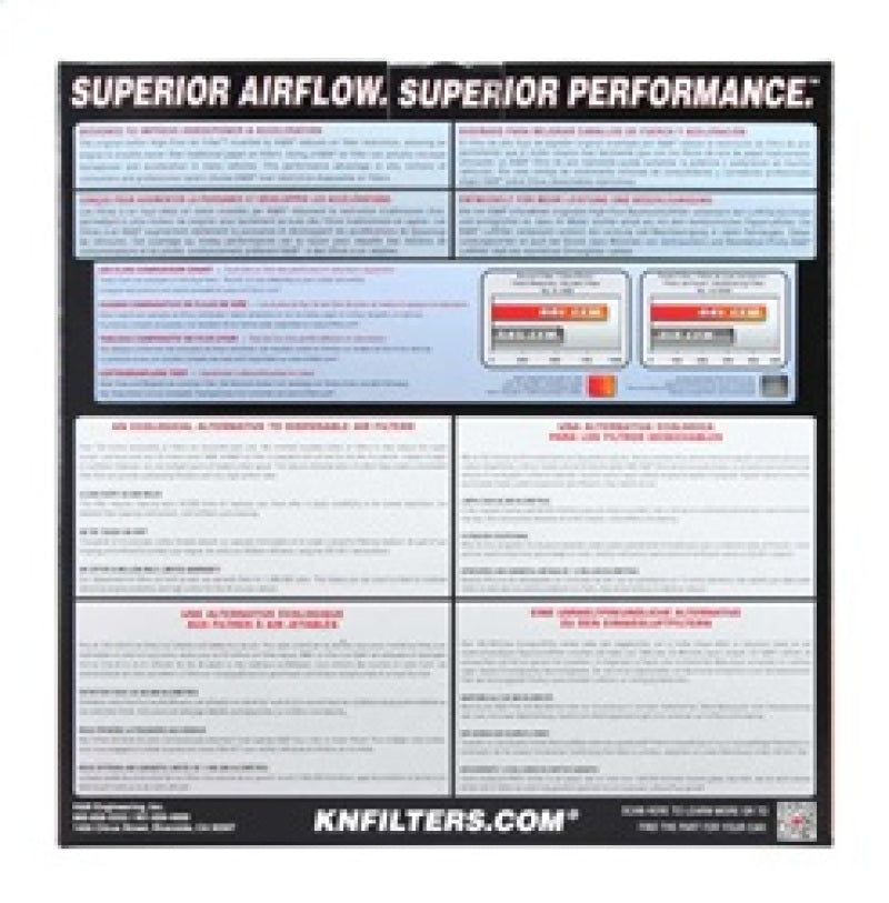 K&N Replacement Air Filter Round 11in OD 9-1/4in ID 6in H - Racecraft Industries