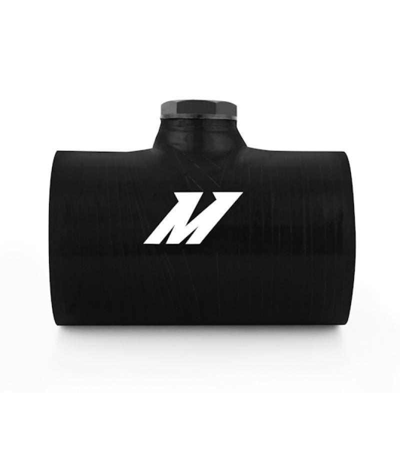 Mishimoto 2.5in Black Silicone Coupler w/ 1/8in NPT Bung - Racecraft Industries