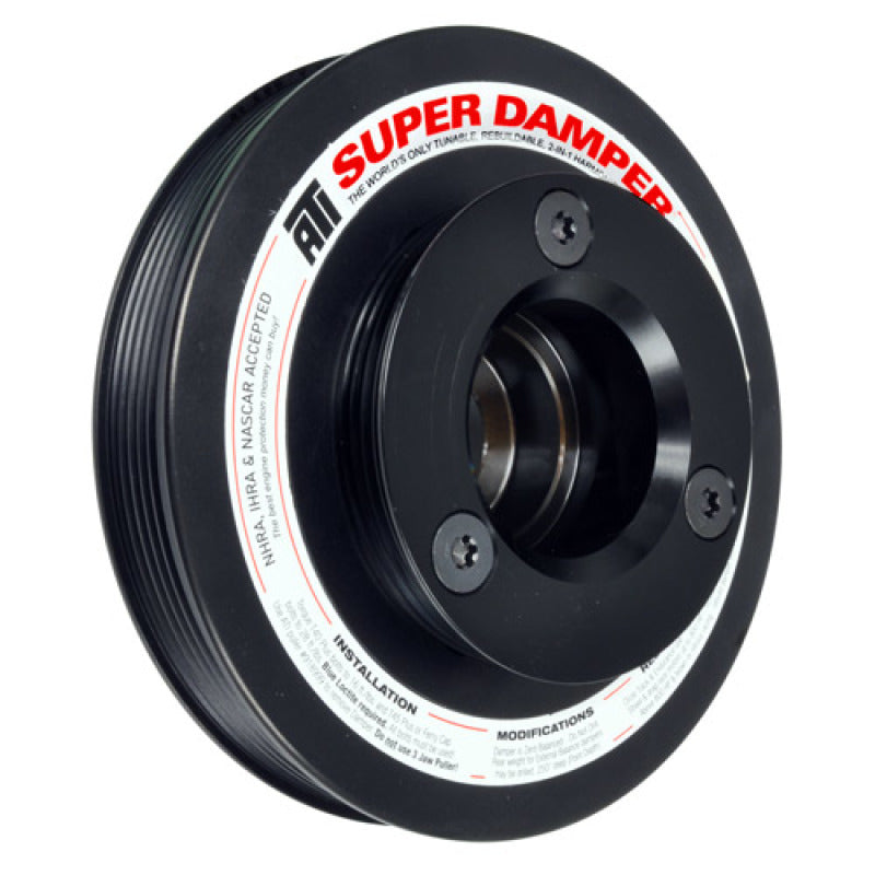 ATI Damper - 6.78in - Alum - 4 & 6 Grv - Honda H22 - Street - 4 Percent & 9 Percent OD Sizes - Racecraft Industries