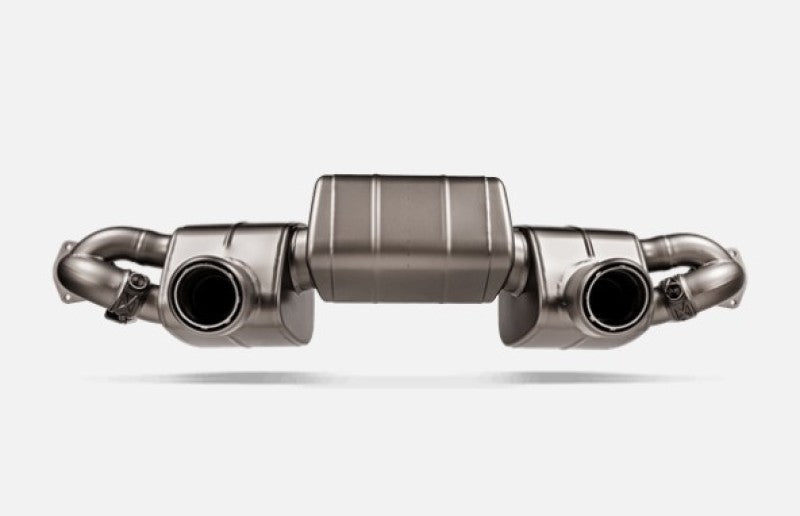 Akrapovic 2022+ Porsche 718 Cayman GT4 RS Slip-On Race Line (Titanium) - Racecraft Industries