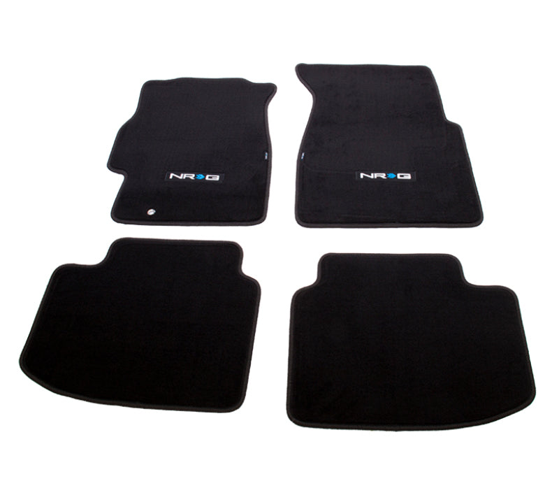 NRG Floor Mats - 96-00 Honda Civic 2DR & 3DR (EK9 Logo) - 4pc. - Racecraft Industries