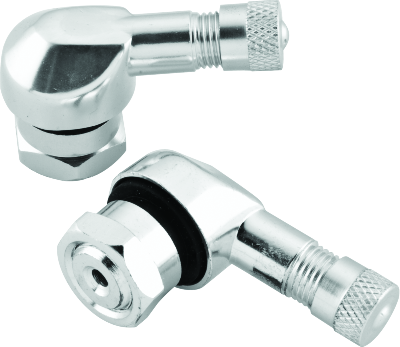 BikeMaster Valve Stem 2/Piece Pack Silver - Racecraft Industries