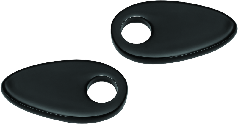Kuryakyn Fender Strut Cover Plates Gloss Black - Racecraft Industries