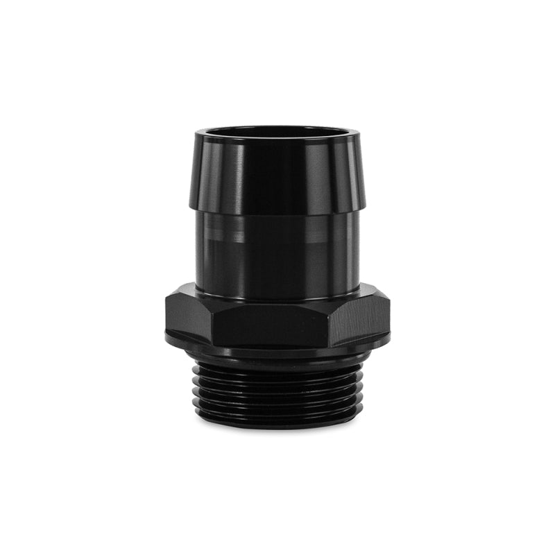 Mishimoto -16ORB to 1 1/4in. Hose Barb Aluminum Fitting - Black - Racecraft Industries