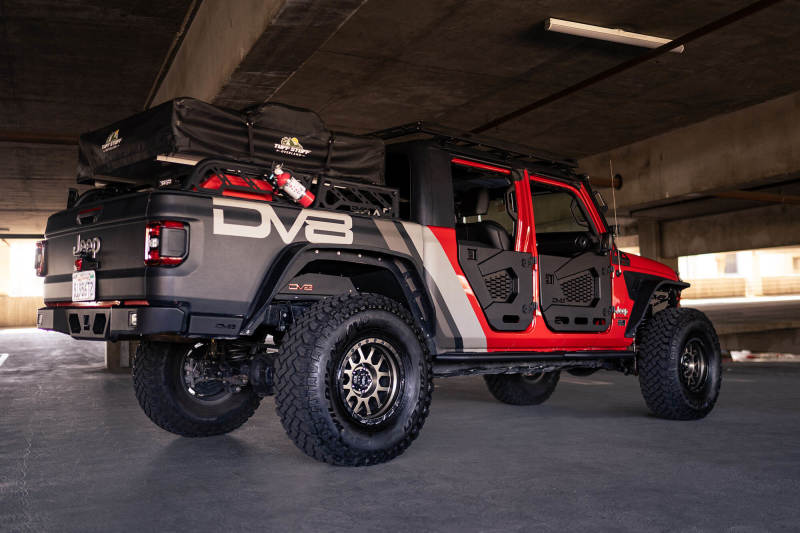 DV8 Offroad 18-22 Jeep Wrangler JL/JT Spec Series Half Doors - Rear Set - Racecraft Industries