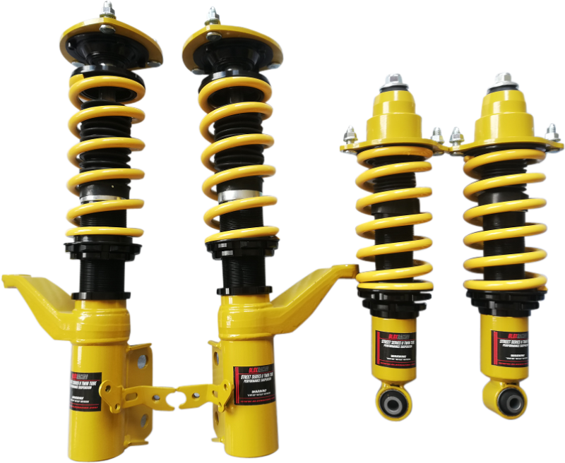 BLOX Racing 02-05 Rsx/01-05 Civic- Non-Adjustable Damping Street Series II Coilovers - Racecraft Industries