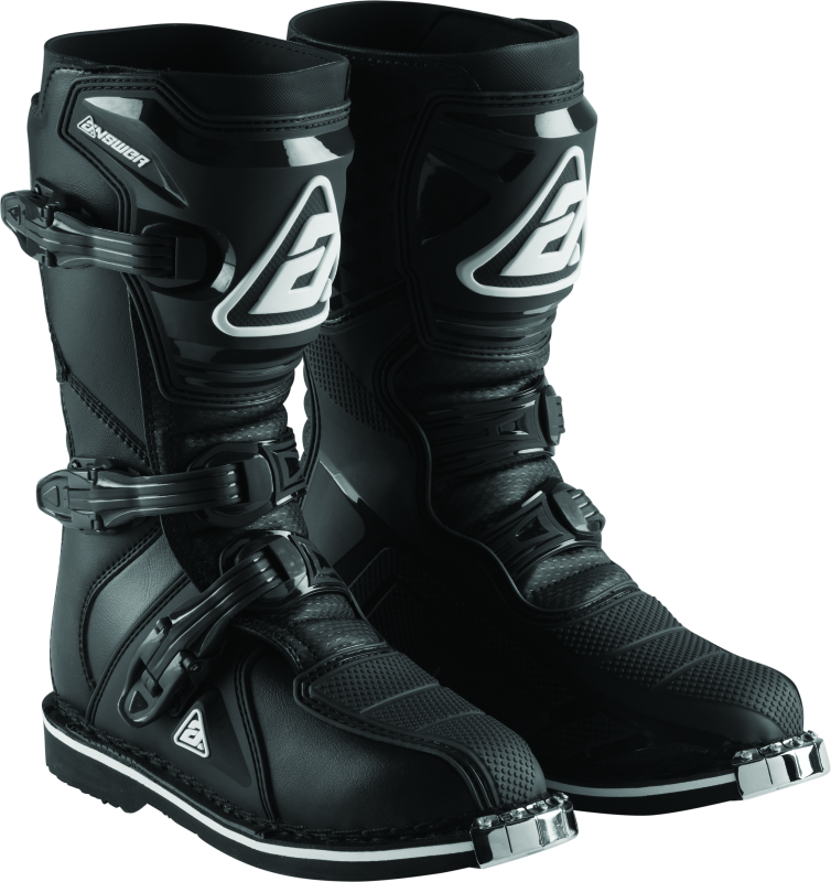 Answer AR1 Boot Black Youth - 6 - Racecraft Industries