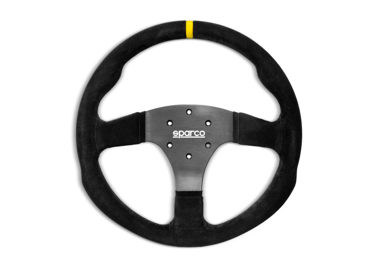 Sparco Steering Wheel R330B Suede w/ Button - Racecraft Industries