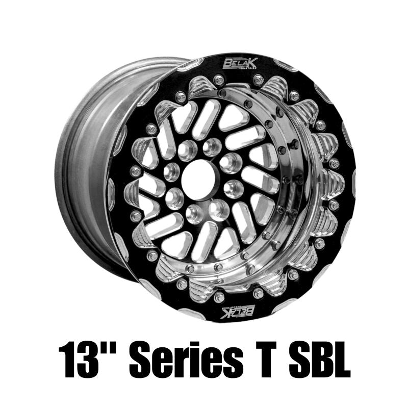 Belak 13x10 / 5in BS / 4x100 BP / High Pad / Series Twisted Wheel - Single Beadlock - Racecraft Industries
