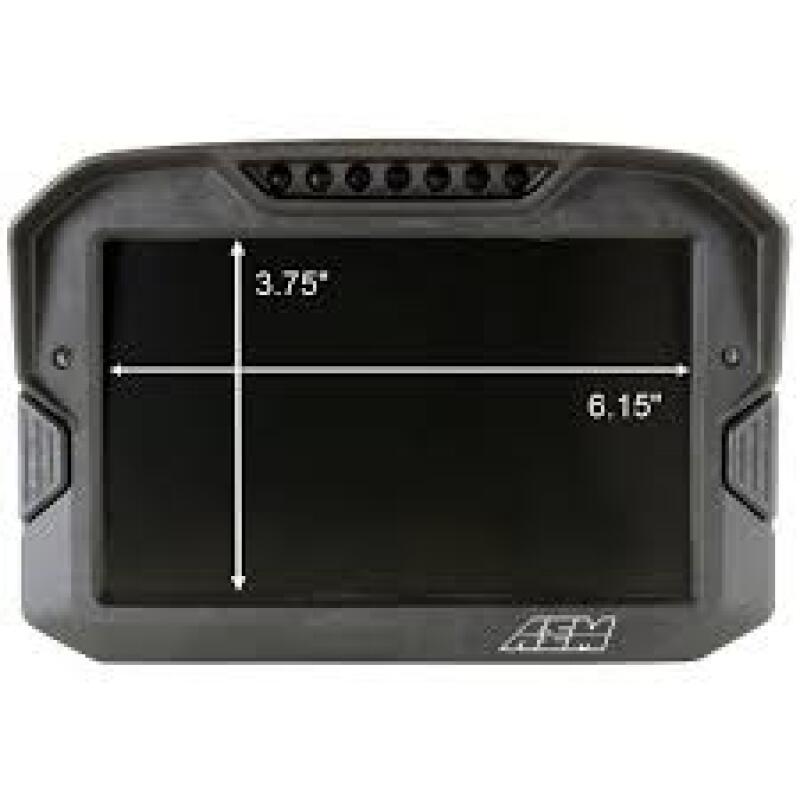 AEM CD-7 Logging GPS Enabled Race Dash Carbon Fiber Digital Display w/o VDM (CAN Input Only) - Racecraft Industries