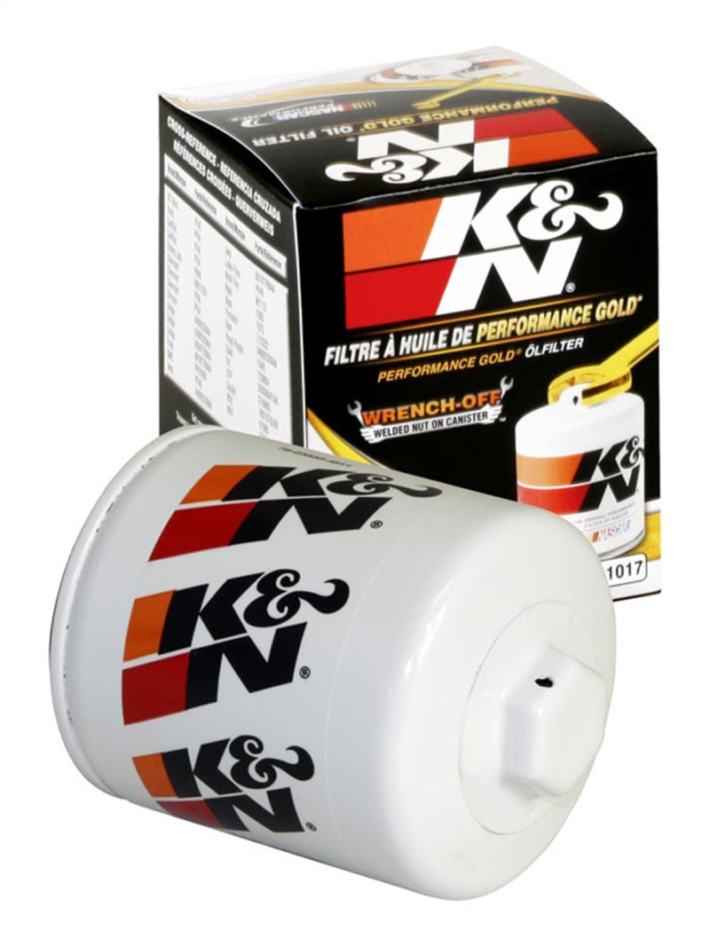K&N 3.74inch / 2.98 OD Performance Gold Oil Filter - Racecraft Industries