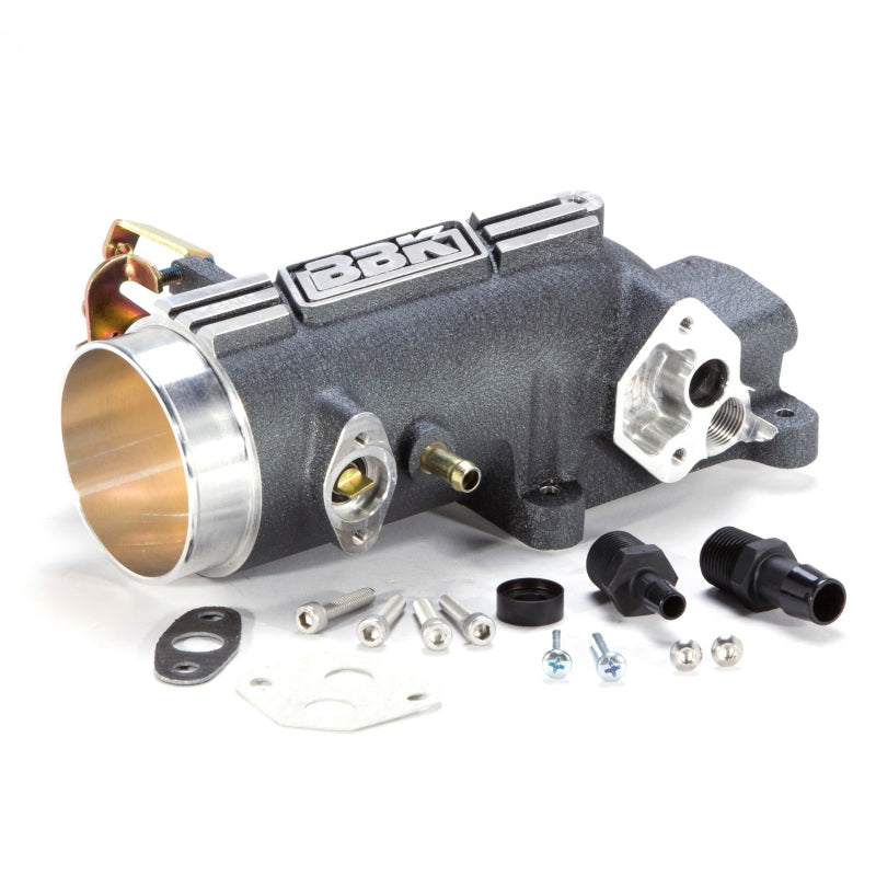 BBK 96-04 Mustang 4.6 GT 78mm Throttle Intake BBK Power Plus Series - Charcoal - Racecraft Industries