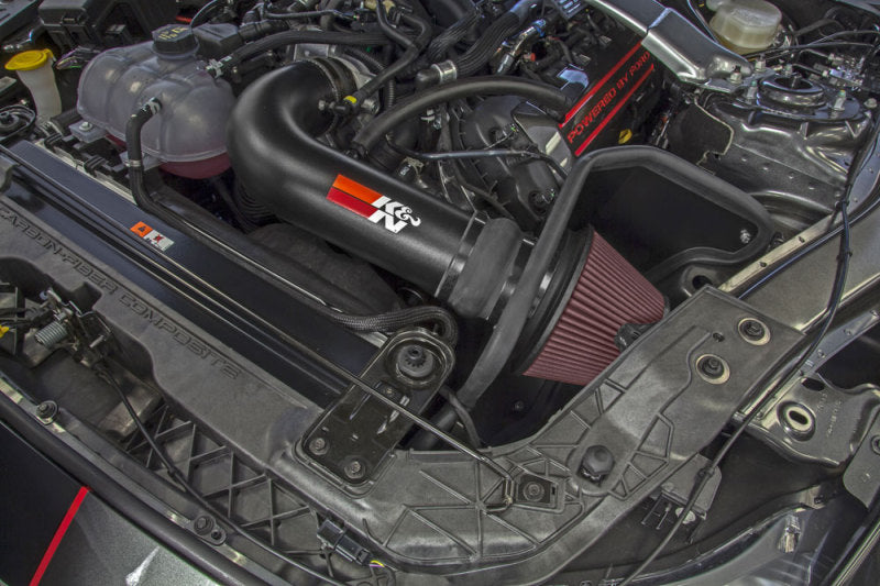 K&N 2016-2017 Ford Mustang Shelby 5.2L V8 Typhoon Cold Air Intake System - Racecraft Industries