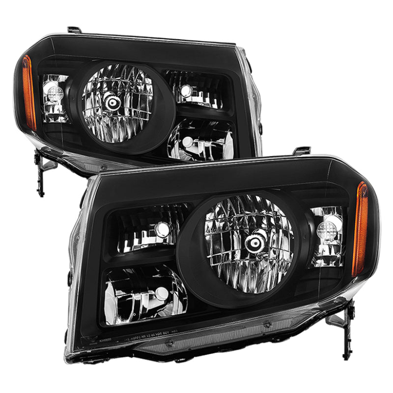xTune Honda Pilot 2009-2011 OEM Style Headlights - Black HD-JH-HPIL09-AM-BK - Racecraft Industries