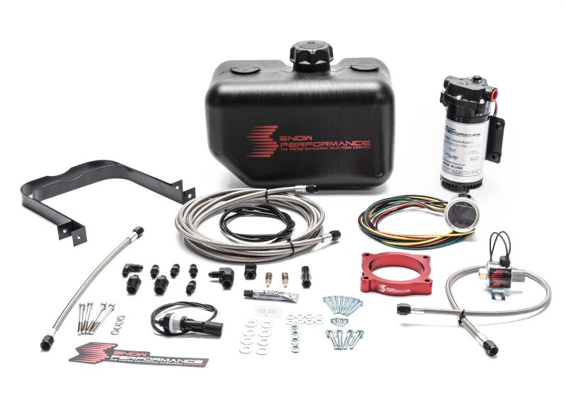 Snow Performance 11-17 Mustang Stg 2 Boost Cooler F/I Water Injection Kit (SS Braid Line & 4AN) - Racecraft Industries
