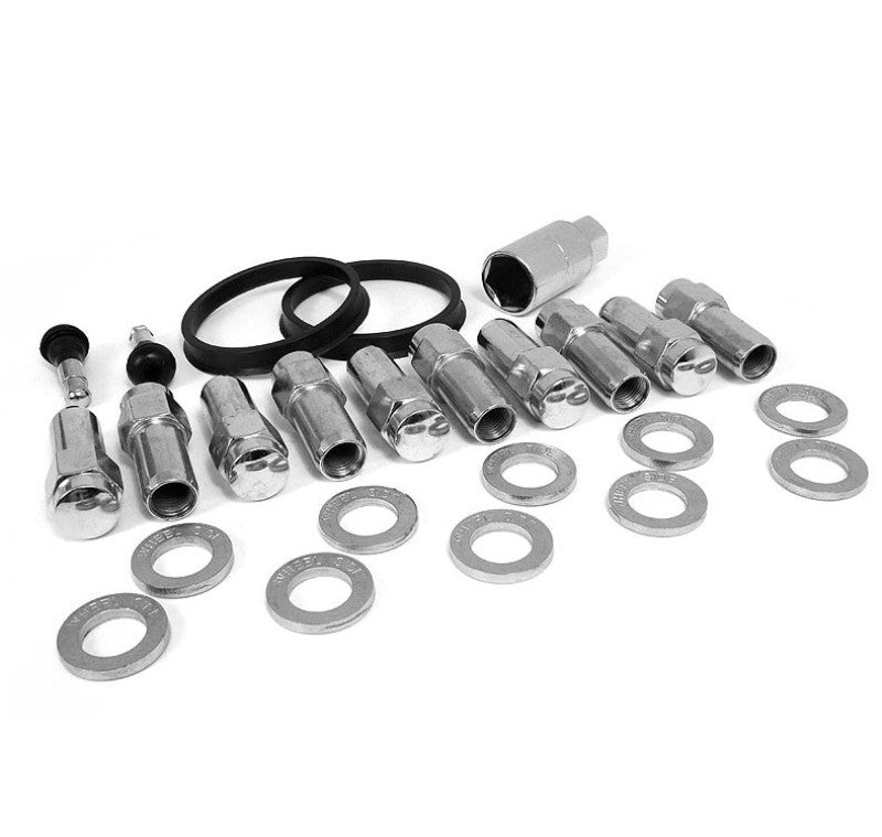 Race Star 14mm x 1.5 Open End 1.38in Shank w/ .875in Head 15+ Mustang Deluxe Lug Kit - 10 PK - Racecraft Industries