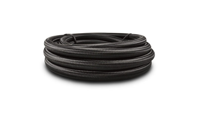 Vibrant Black Nylon Braided Flex Hose AN -10 Hose ID 0.56in (150ft Roll) - Racecraft Industries