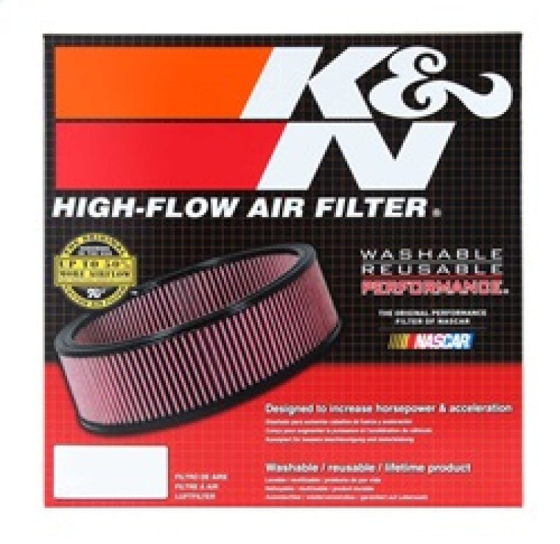 K&N Replacement Air Filter Round 11in OD 9-1/4in ID 6in H - Racecraft Industries