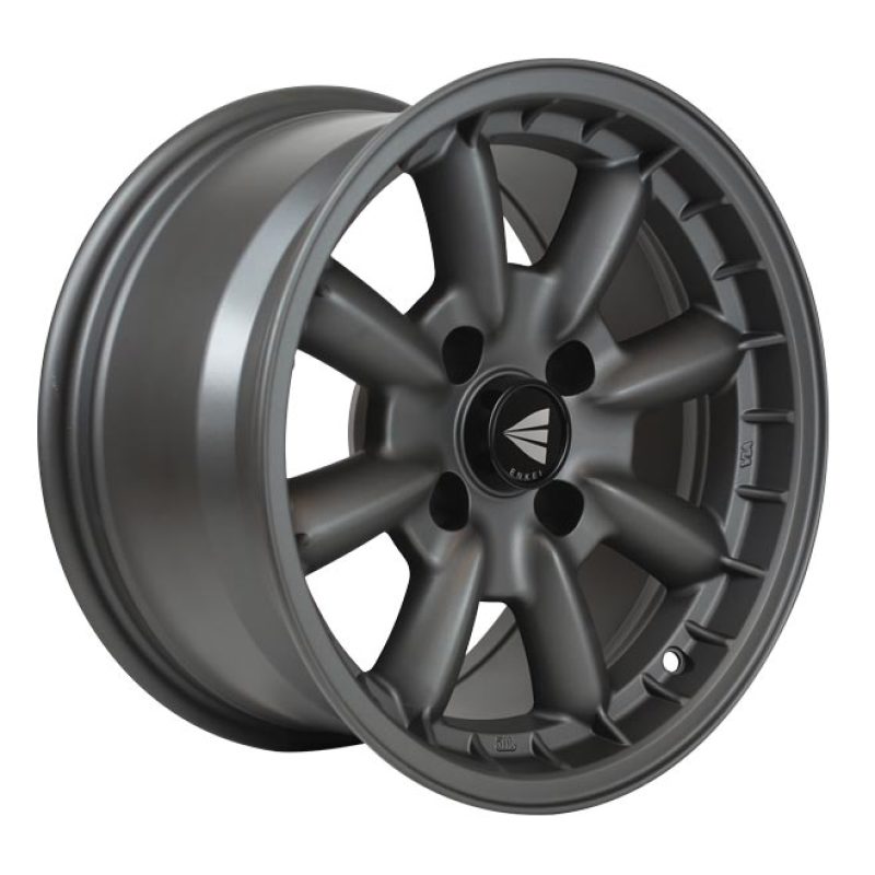 Enkei Compe 15x7 0mm Offset 4x114.3 Bolt Pattern 72.6mm Bore Dia Matte Gunmetal Wheel - Racecraft Industries