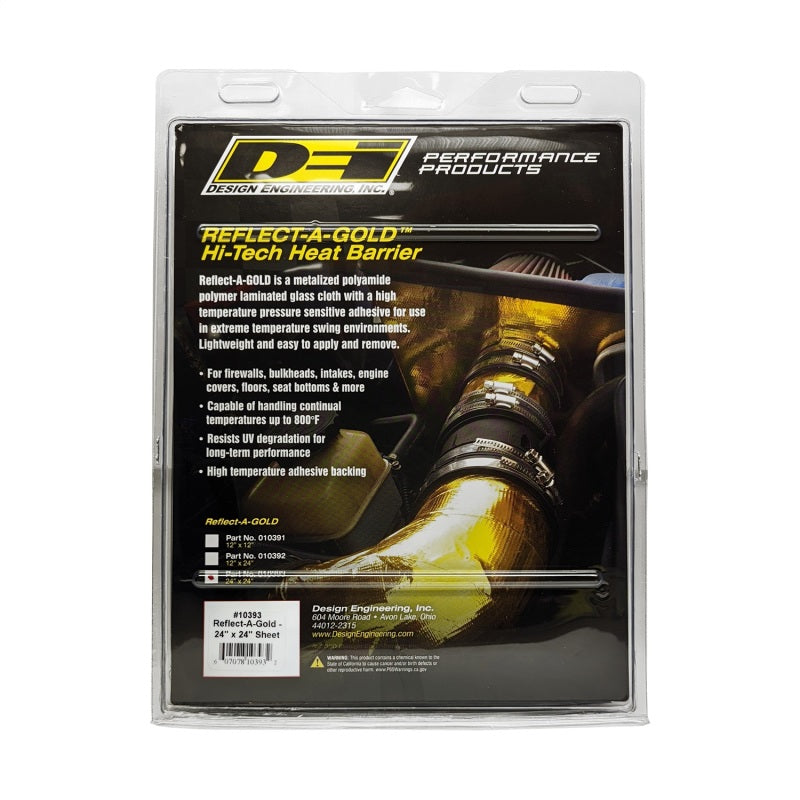 DEI Reflect-A-GOLD 24in x 24in Sheet - Racecraft Industries