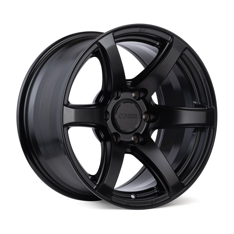 Enkei T6R 18x8.5 38mm Offset 5x114.3 Bolt Pattern 72.6 Bore Gloss Black Wheel - Racecraft Industries