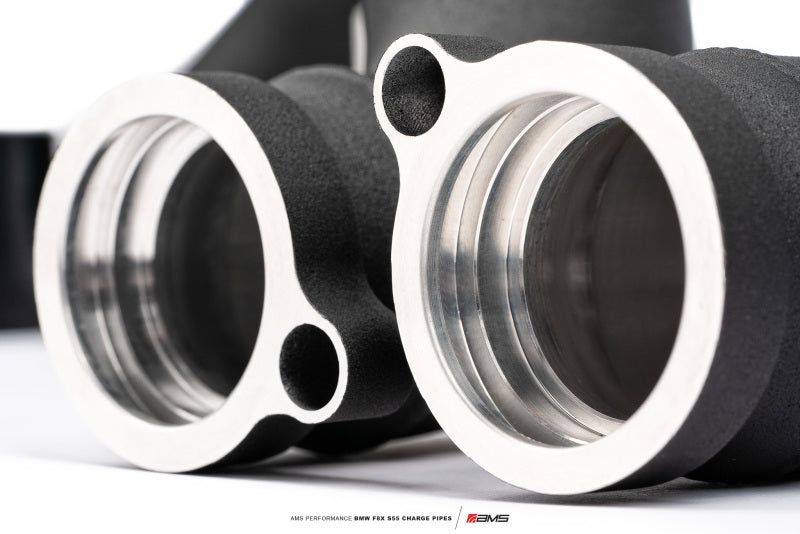 AMS Performance 15-18 BMW M3 / 15-20 BMW M4 w/ S55 3.0L Turbo Engine Charge Pipes - Racecraft Industries