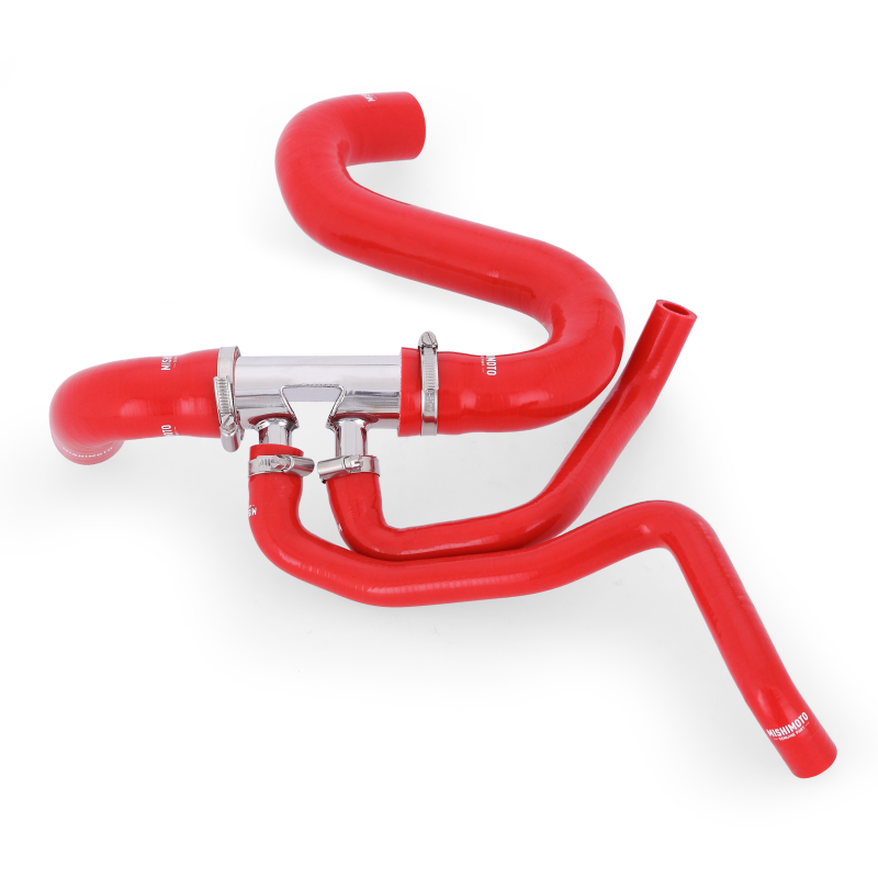 Mishimoto 2015+ Ford Mustang GT Silicone Lower Radiator Hose - Red - Racecraft Industries