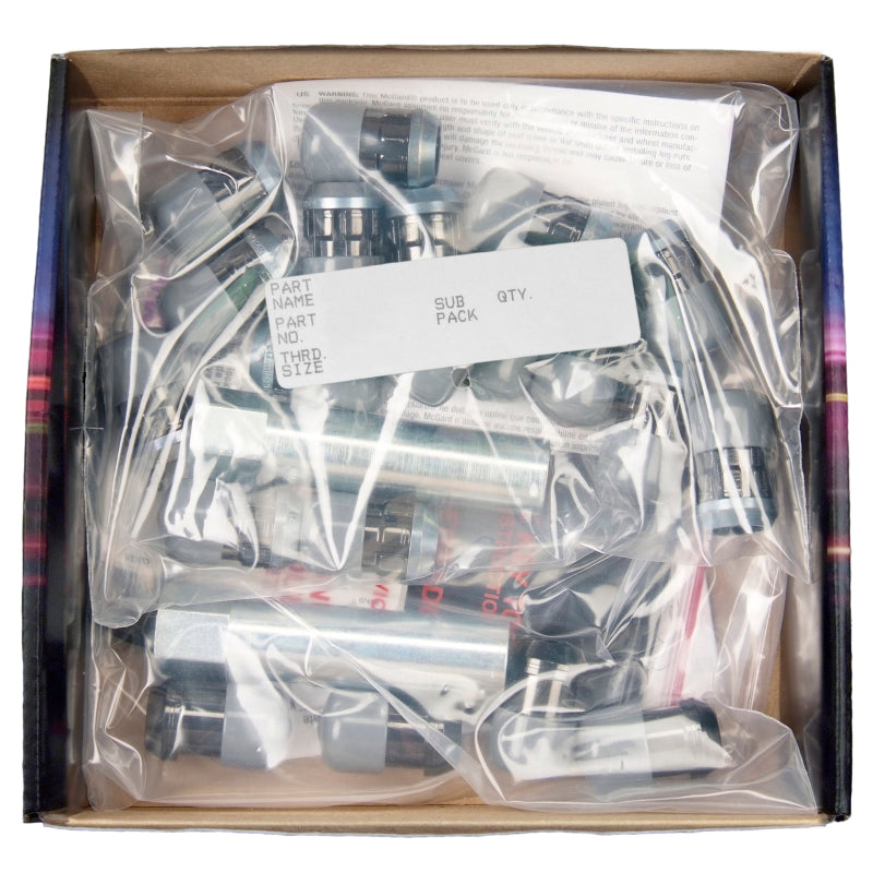 McGard SplineDrive Tuner 5 Lug Install Kit w/Locks & Tool (Cone) M12X1.5 / 13/16 Hex - Blk - Racecraft Industries