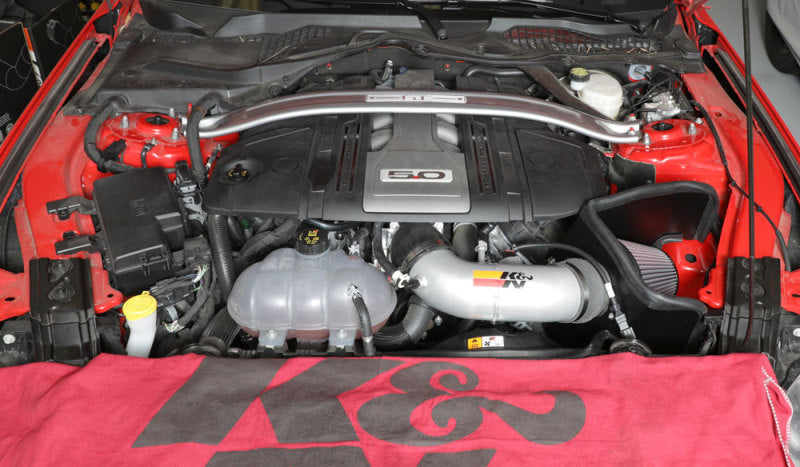 K&N 2018 Ford Mustang GT V8 5.0L F/I Typhoon Air Intake - Racecraft Industries