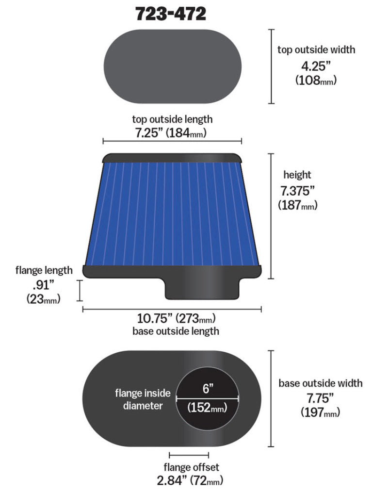 Airaid Kit Replacement Filter - Racecraft Industries