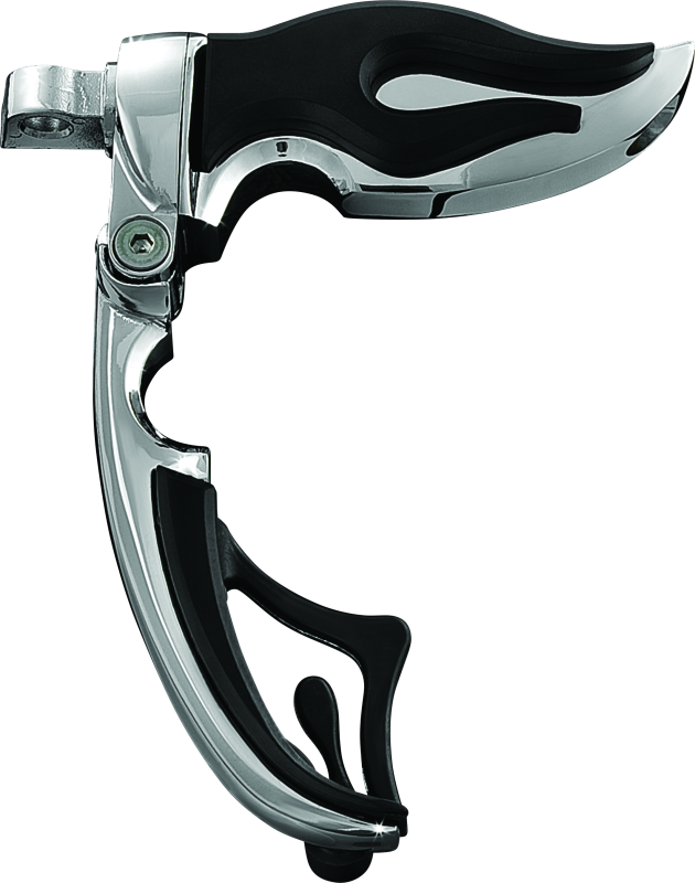 Kuryakyn Flamin Switchblade With Male Mount Adapter Chrome - Racecraft Industries