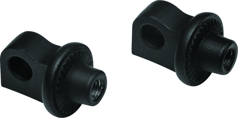 Kuryakyn Adjustable Stop Splined Peg Adapter Black - Racecraft Industries