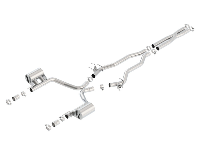 Borla 2015-2022 Charger SRT 392 / Scat Pack 6.4L Atak Catback Exhaust Single Split Rear Exit - Racecraft Industries
