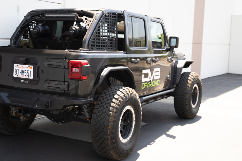 DV8 Offroad 18-23 Jeep Wrangler JL 4 Door FS-15 Series Rock Sliders - Racecraft Industries