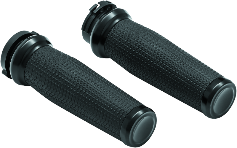 Kuryakyn Thresher Grips Dual Cable Black - Racecraft Industries