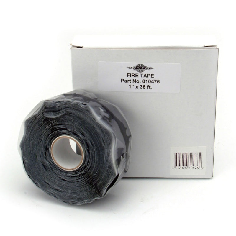 DEI Fire Tape 1in x 36ft Roll - Self Vulcanizing Tape - Black - Racecraft Industries