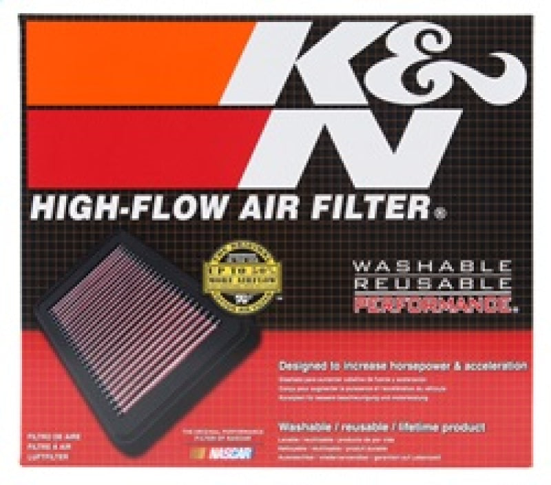 K&N Replacement Panel Air Filter 12.313in OS L x 10.313in OS W x 1.188in H for 13-14 Cadillac ATS - Racecraft Industries
