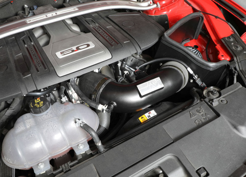 K&N 2018 Ford Mustang GT V8 5.0L F/I Performance Intake Kit - Racecraft Industries