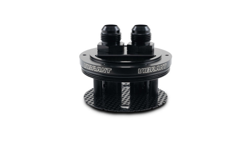 Vibrant 2-Port Catch Can Lid Assembly - Racecraft Industries