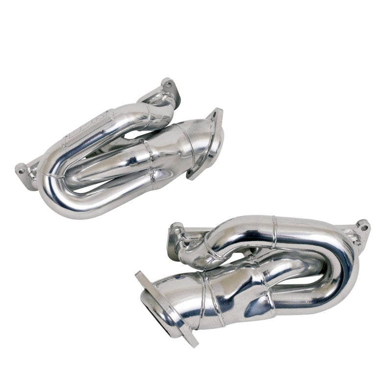 BBK 11-15 Ford Mustang 3.7L Shorty Tuned Length Headers - 1-5/8 Silver Ceramic (CARB EO 11-14 Only) - Racecraft Industries